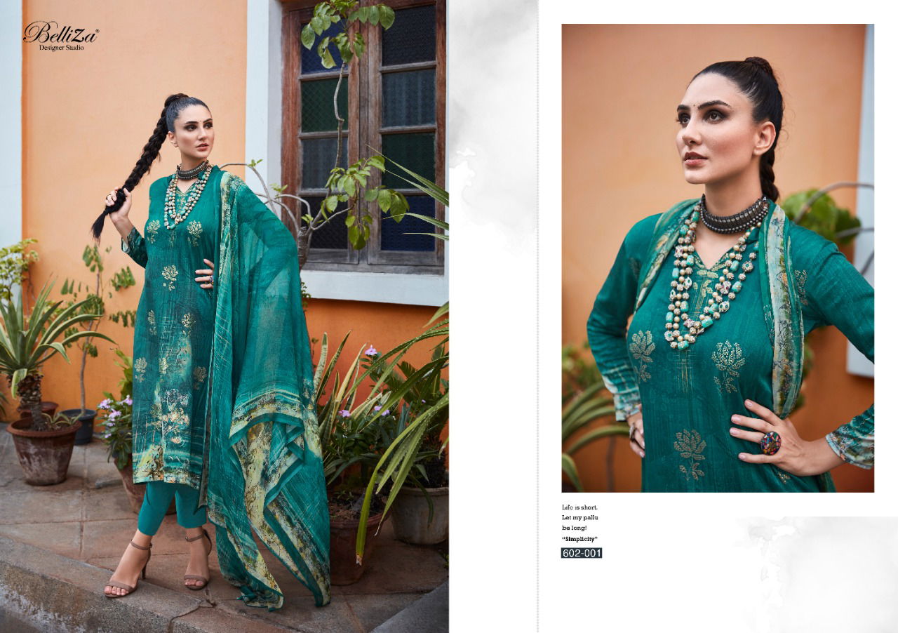 Belliza Kanika Casual Daily Wear Jam Cotton Printed Dress Material Collection